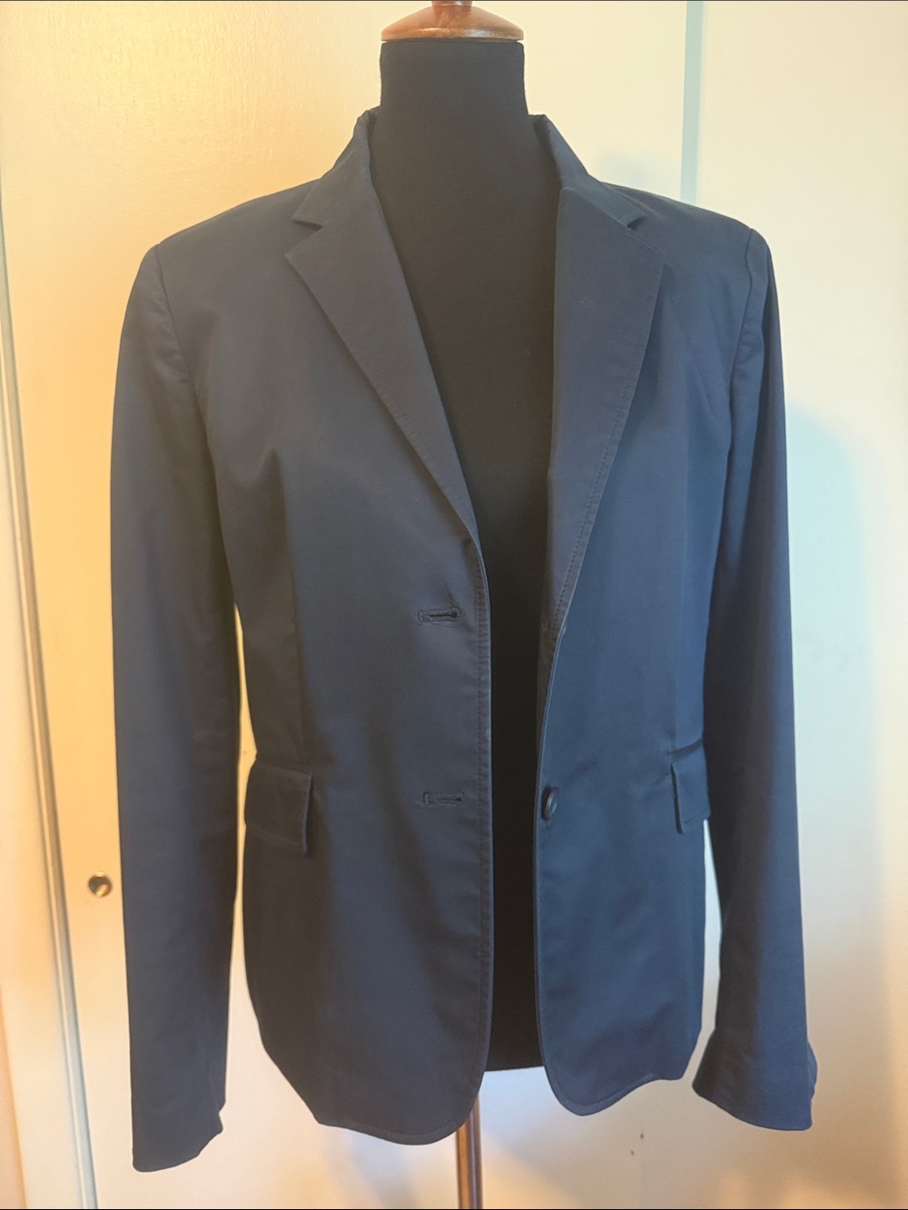 J. Crew Factory Navy cotton pants suit